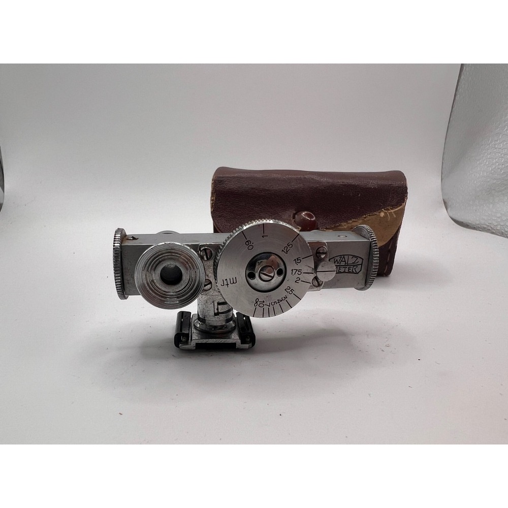 Vintage Walz Meter Range Finder Japan Camera Accessory With Case Untested